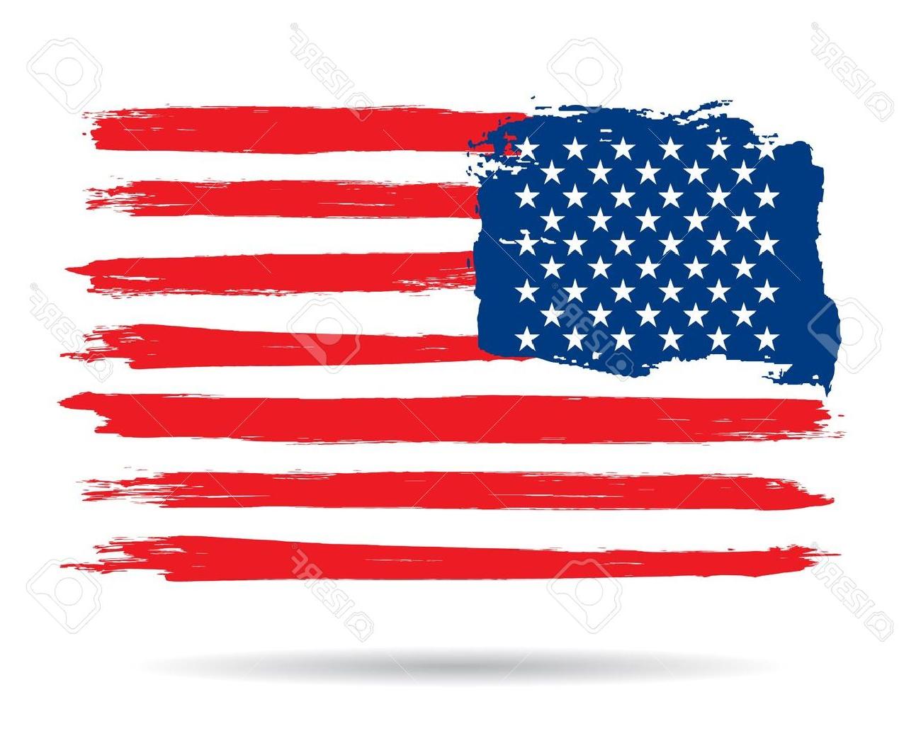 1300x1049 Best Hd Us Flag In Distress Vector File Free Free Vector Art