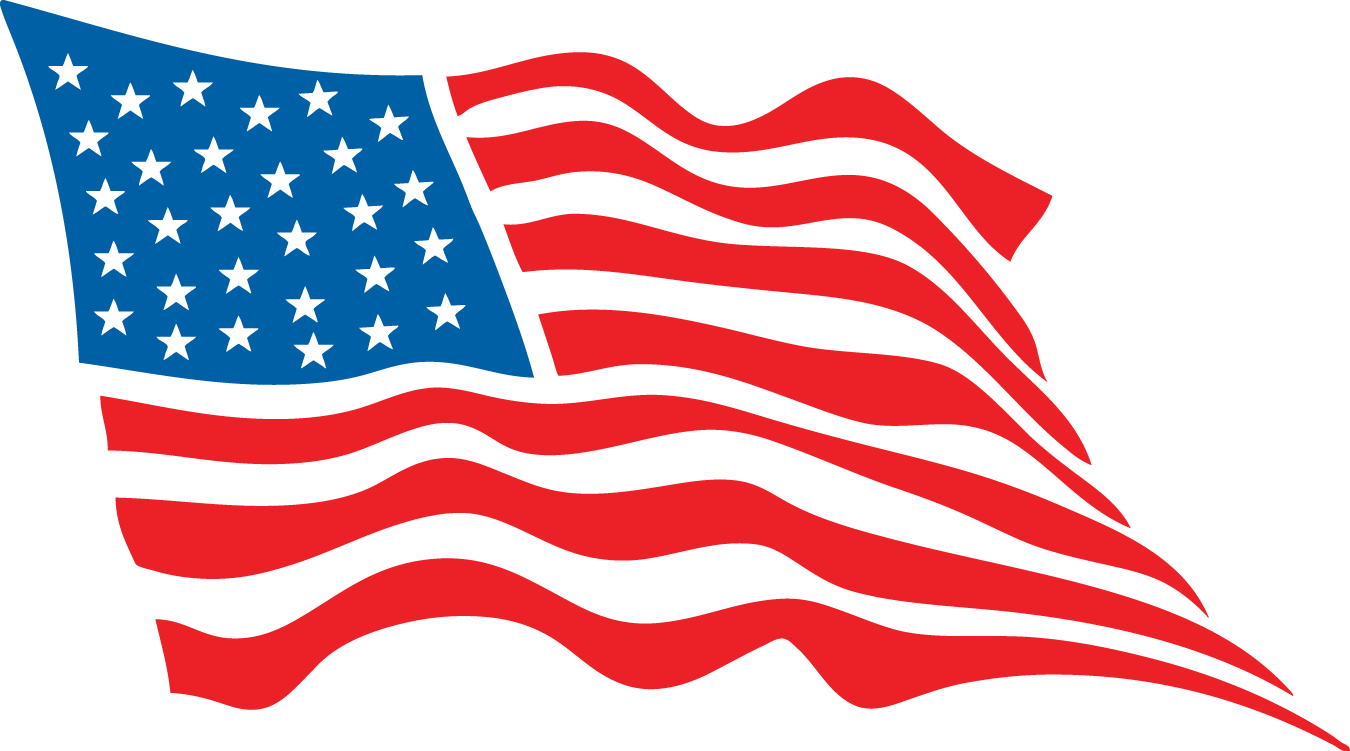 1350x751 Drawn American Flag Vector