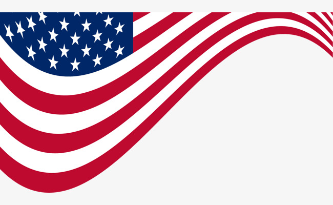 650x400 Vector Hand Painted American Flag, Vector, Hand Painted, American