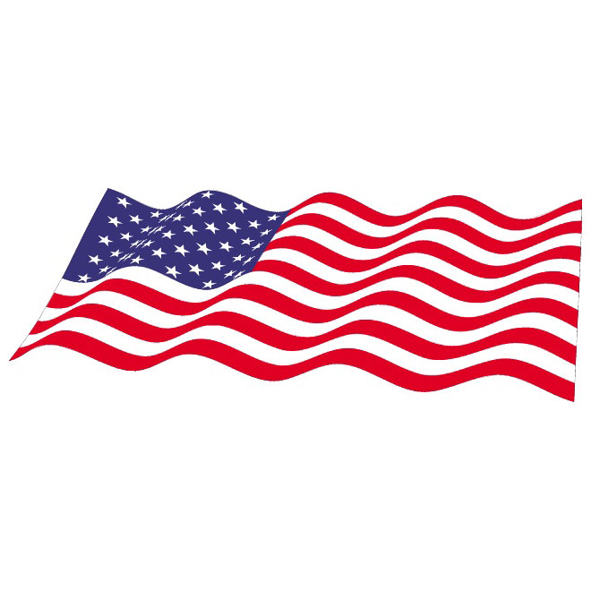 660x660 Wavy Flag Usa