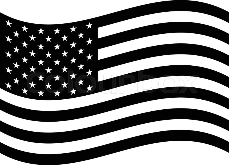 800x578 American Flag Vector Icon Stock Vector Colourbox