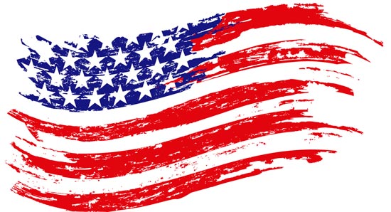550x298 American Flag Vectors Design
