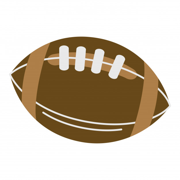 626x626 American Football Ball Vector Premium Download