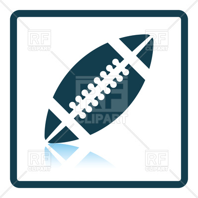 400x400 Icon Of American Football Ball Vector Image Vector Artwork Of