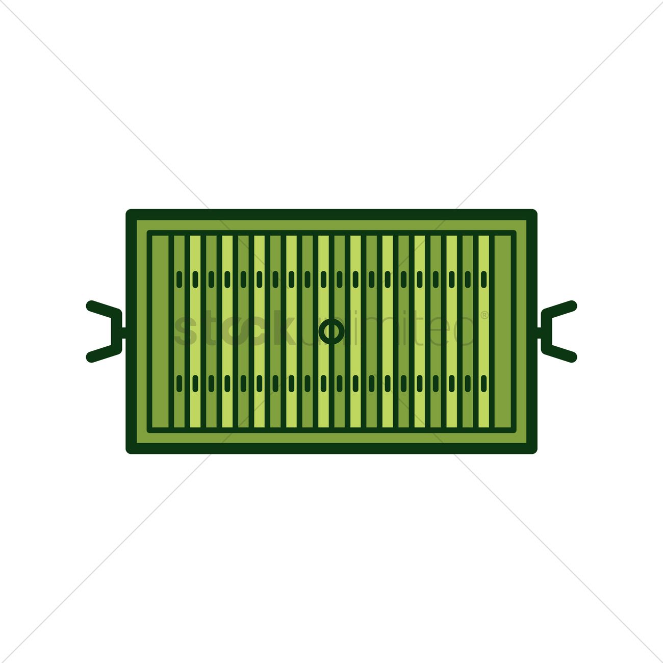 1300x1300 American Football Field Vector Image