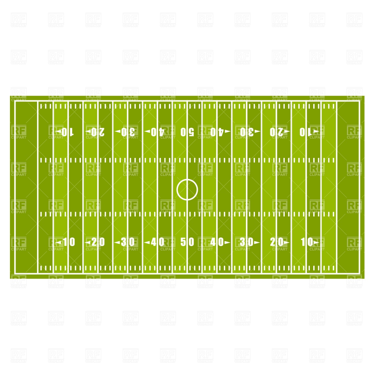 1200x1200 American Football Field Vector Image Vector Artwork Of Sport And