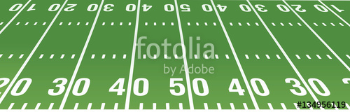 500x160 American Football Field Vector Stock Image And Royalty Free