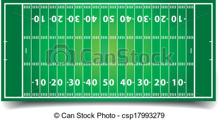 450x248 American Football Field. Detailed Illustration Of An American