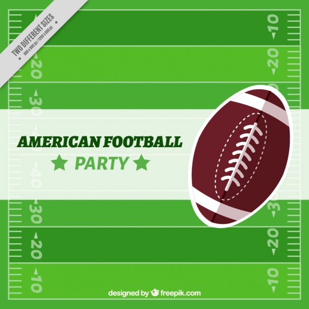 626x626 Background Of American Football Field With Ball Vector Free Download