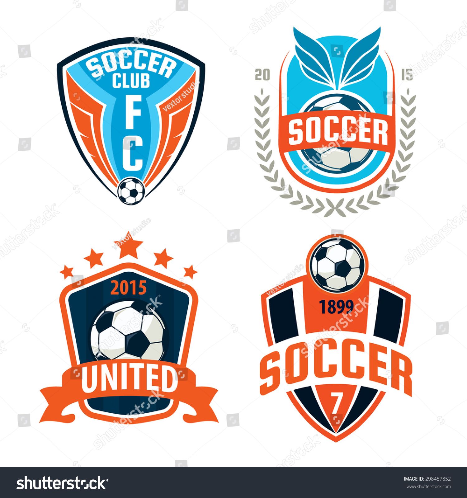 1500x1600 Football Badge Logo Template Design,soccer Team,vector