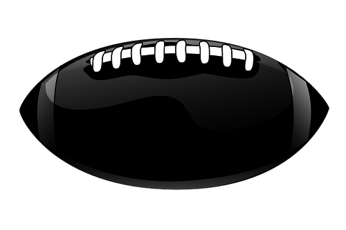 500x333 Rugby Football Vector Drawing Public Domain Vectors