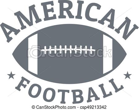 450x359 American Football Logo, Simple Style. American Football Logo