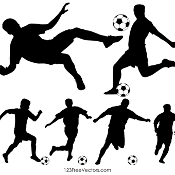 340x340 Football Silhouette Vectors Download Free Vector Art
