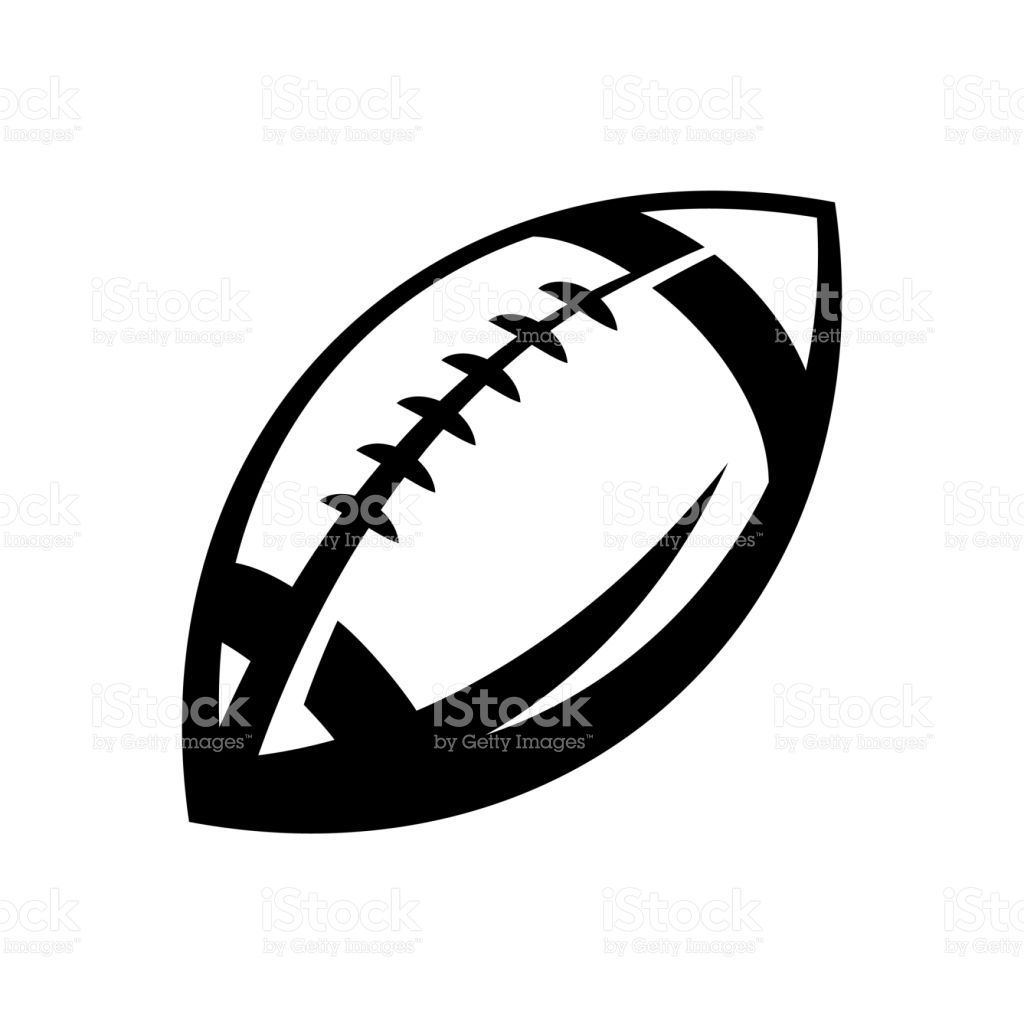1024x1024 American Football Vector Black And White Footballupdate.co