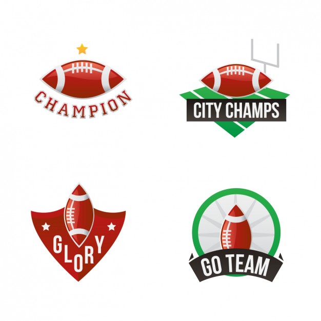 626x626 American Football Badges Vector Free Download