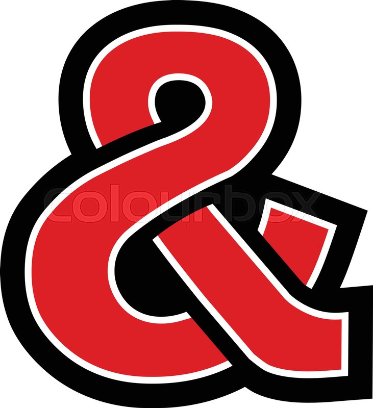 731x800 Ampersand Vector Icon Stock Vector Colourbox