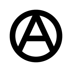 280x280 Anarchy Symbol Logo Vector Free Download