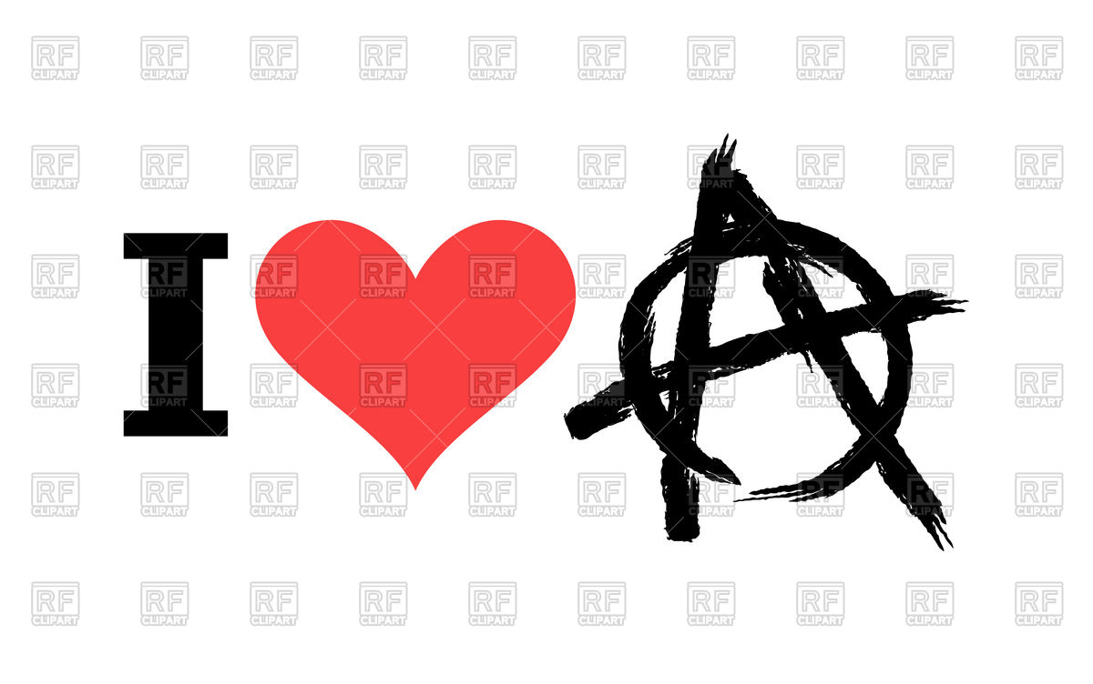 1200x752 I Love Anarchy Vector Image Vector Artwork Of Conceptual