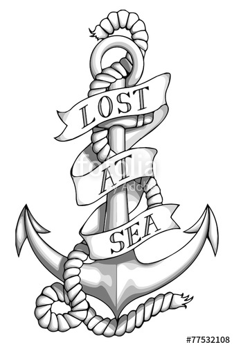 Anchor Tattoo Vector at GetDrawings | Free download