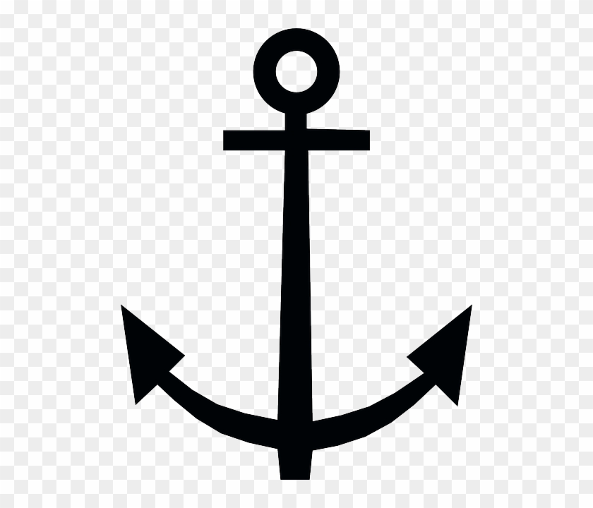 840x720 Black And White Anchor Free Vector Graphic Anchor Anchorage