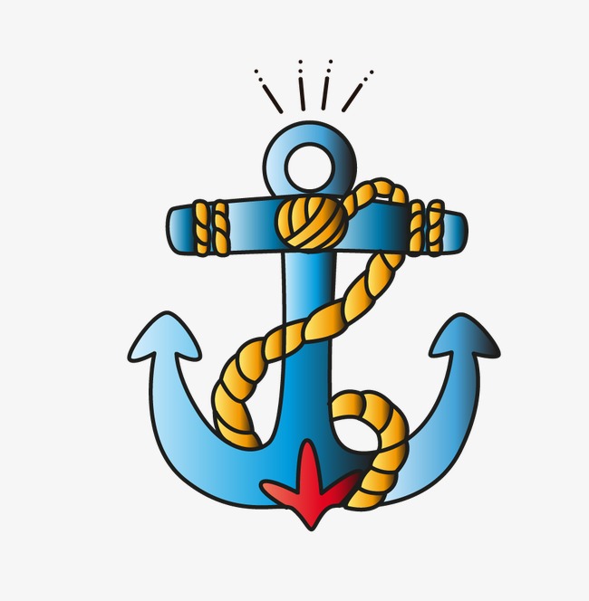 650x664 Cartoon Anchor Tattoo, Cartoon Vector, Anchor Vector, Tattoo