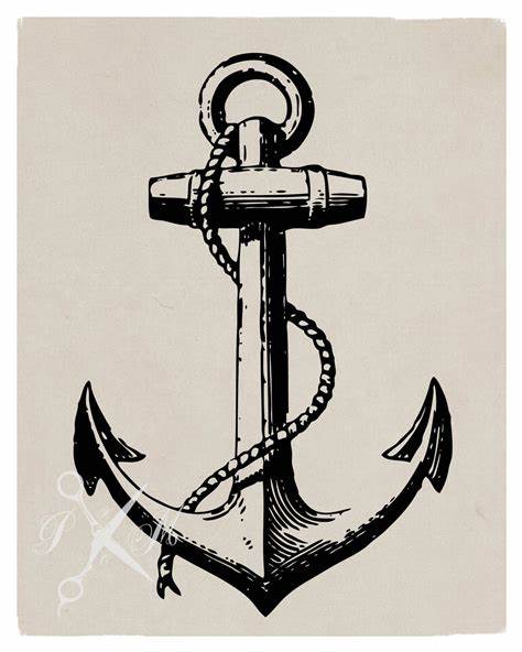 474x592 Anchor Tattoo Vector. Etsy Your Place To Buy And Sell