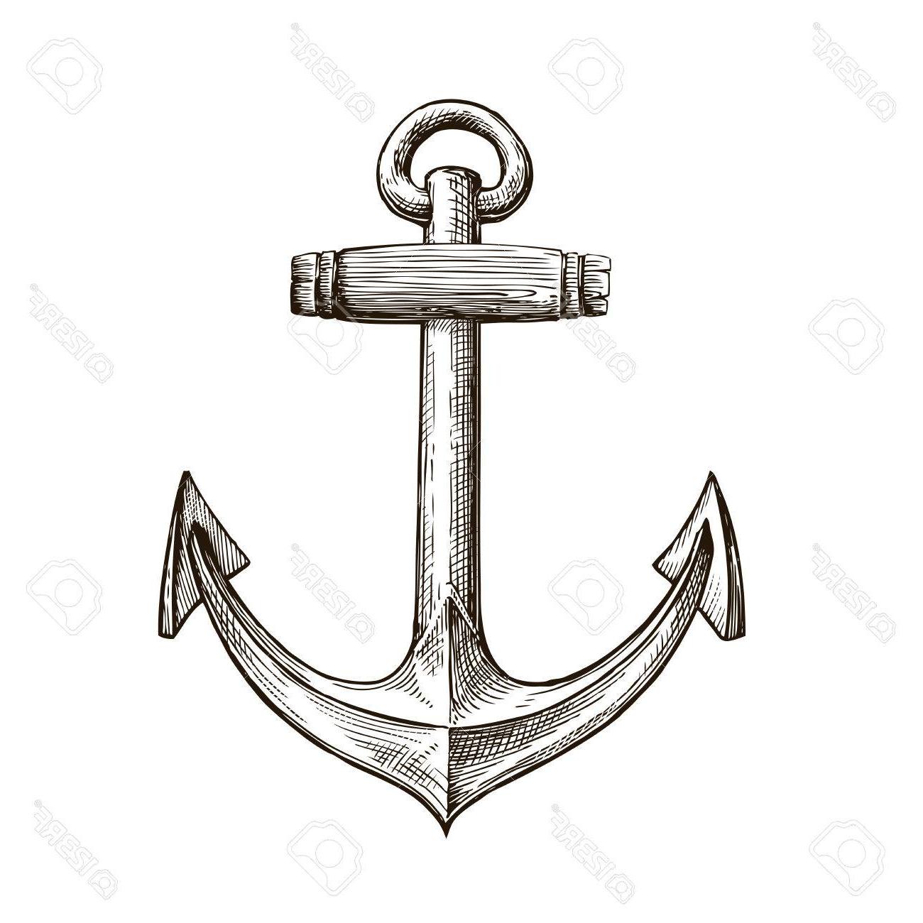 1300x1300 Top 10 Hand Drawn Sketch Anchor Vector Artwork Illustration File Free
