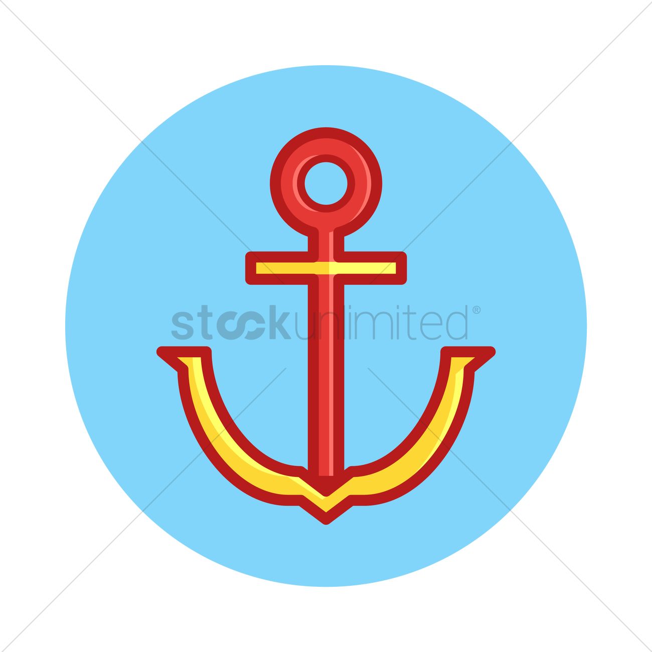 1300x1300 Free Anchor Vector Image