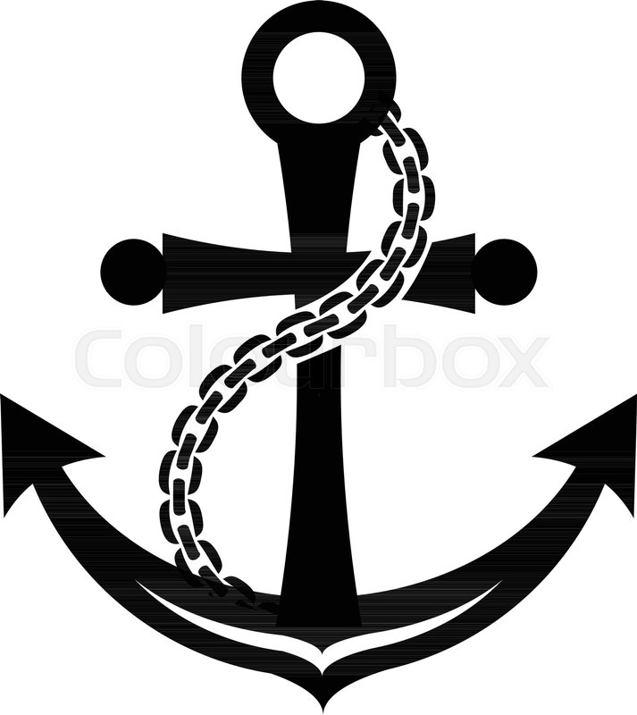 713x800 Anchor Icon. Simple Illustration Of Anchor Vector Icon For Web