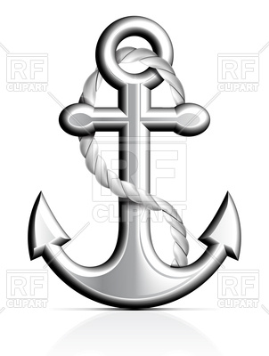 302x400 Anchor And Rope Vector Image Vector Artwork Of Objects