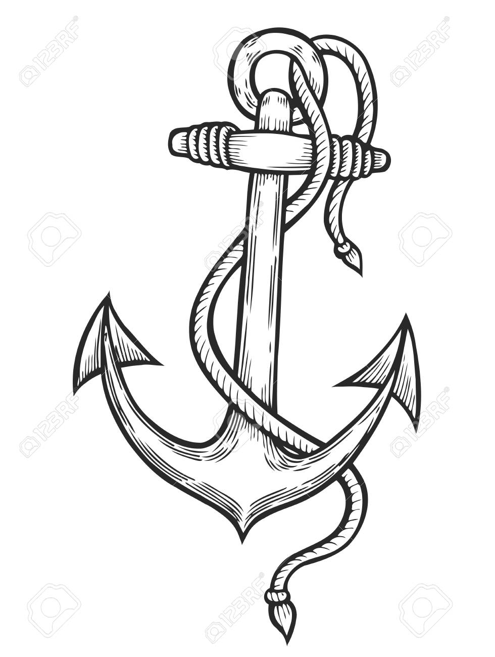 980x1300 Drawn Rope Anchor Rope