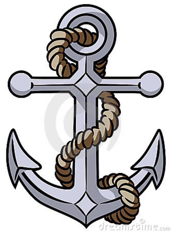 666x900 Navy Clipart Anchor Rope