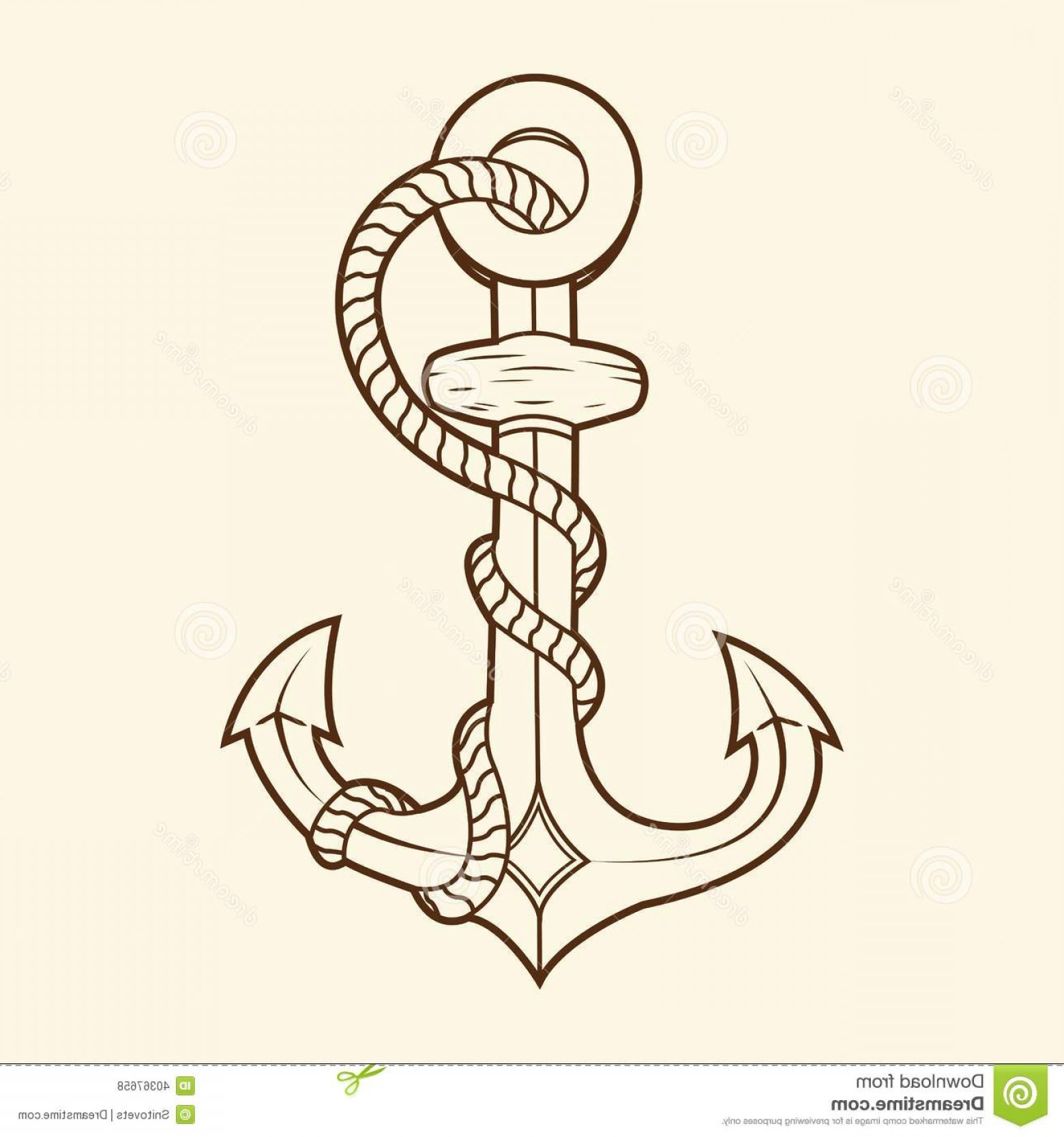 1560x1668 Royalty Free Stock Photos Nautical Anchor Rope Isolated Beige