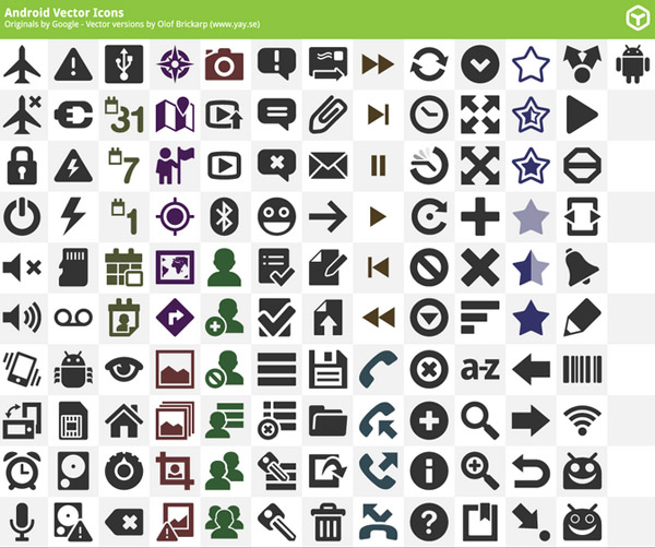 600x502 Android Vector Icons Pack (Ai, Eps, Svg) Icons Graphic Design