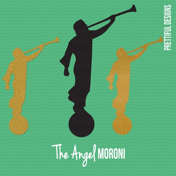 570x570 Angel Moroni Lds Mormon Clip Art Etsy