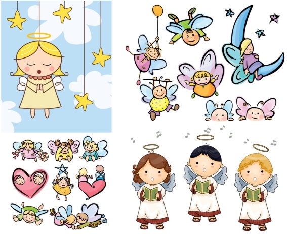 567x464 Cartoon Angel Vector Free Vector In Encapsulated Postscript Eps