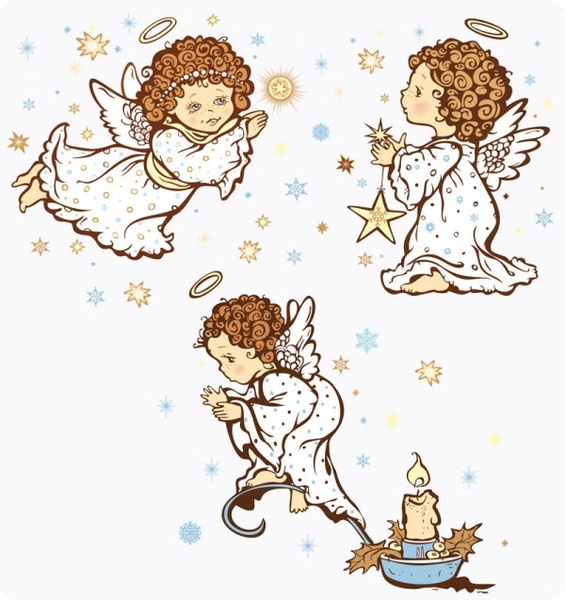 565x600 Cartoon Angel Vector Free Vector In Encapsulated Postscript Eps