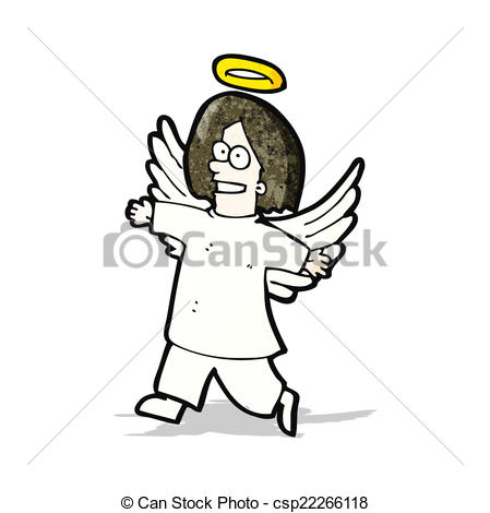 449x470 Cartoon Angel Vector Clip Art