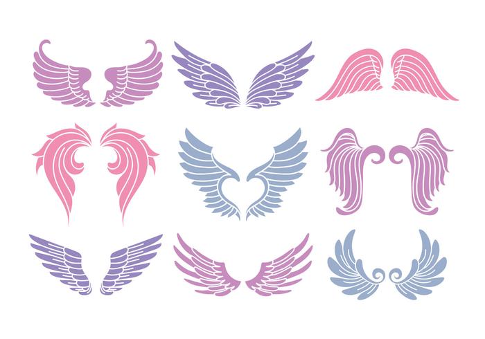 700x490 Set Of Cute Angel Wings