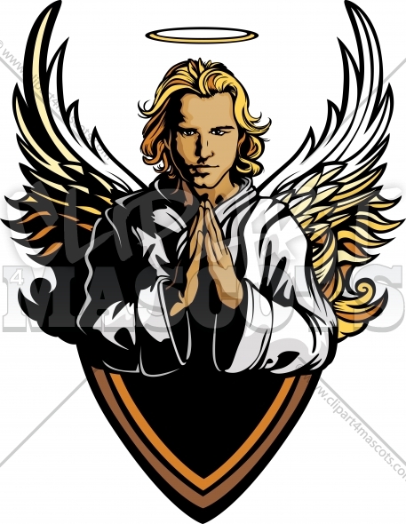 457x590 Angel Vector Logo Graphic Vector Cartoon