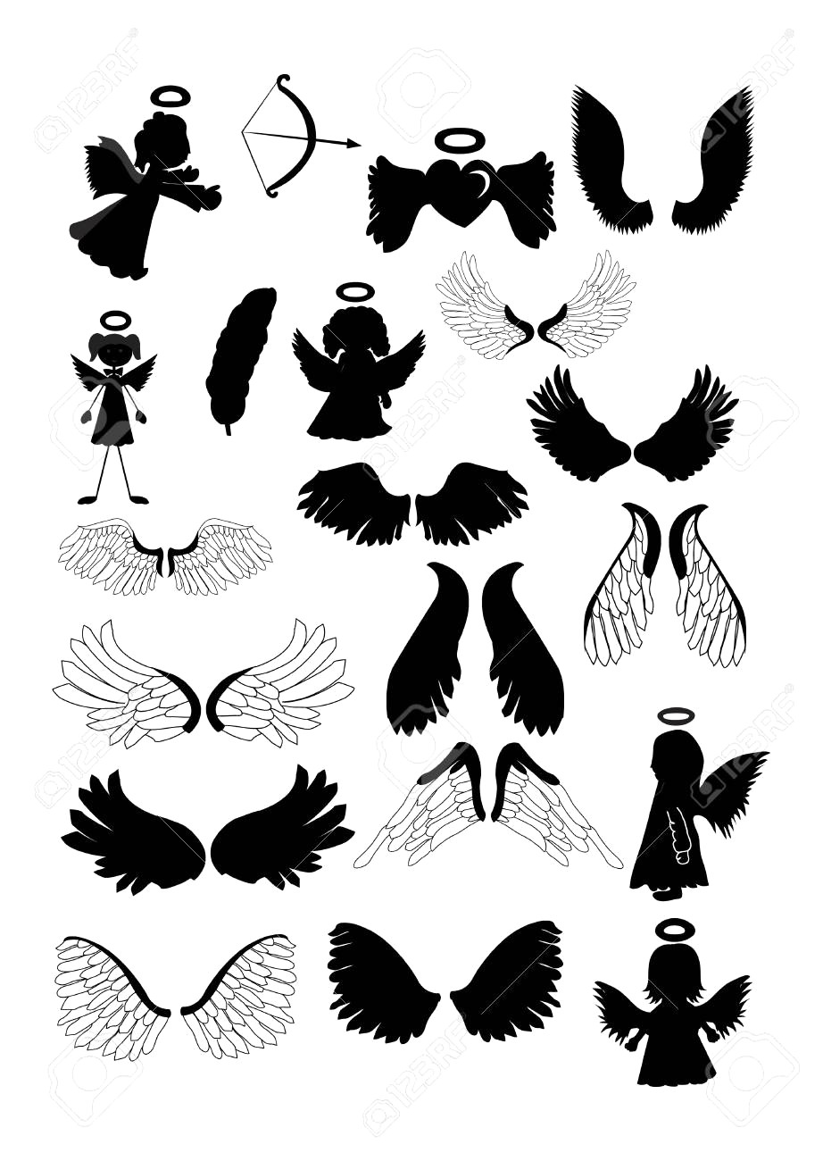 922x1300 Angel Wing Clipart