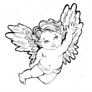 300x300 Sketch Of Angel Wings Vector Arenawp