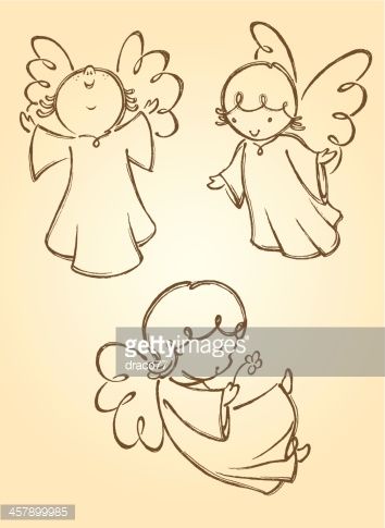 354x485 Vector Art Cute Angels Designs Angels Vector Art