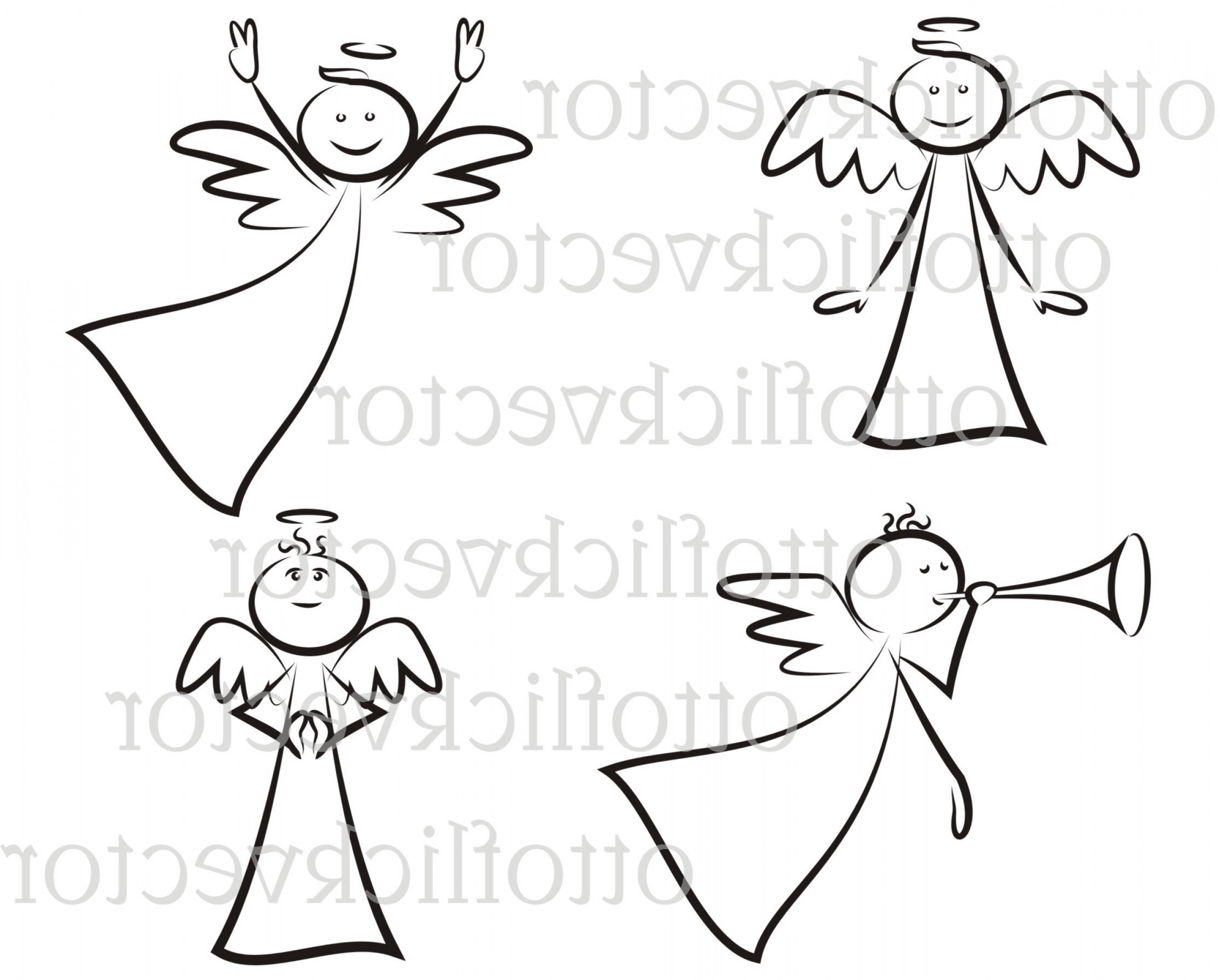 2680x2154 Angel Vector Clipart Stick Mam Eps Ai Arenawp