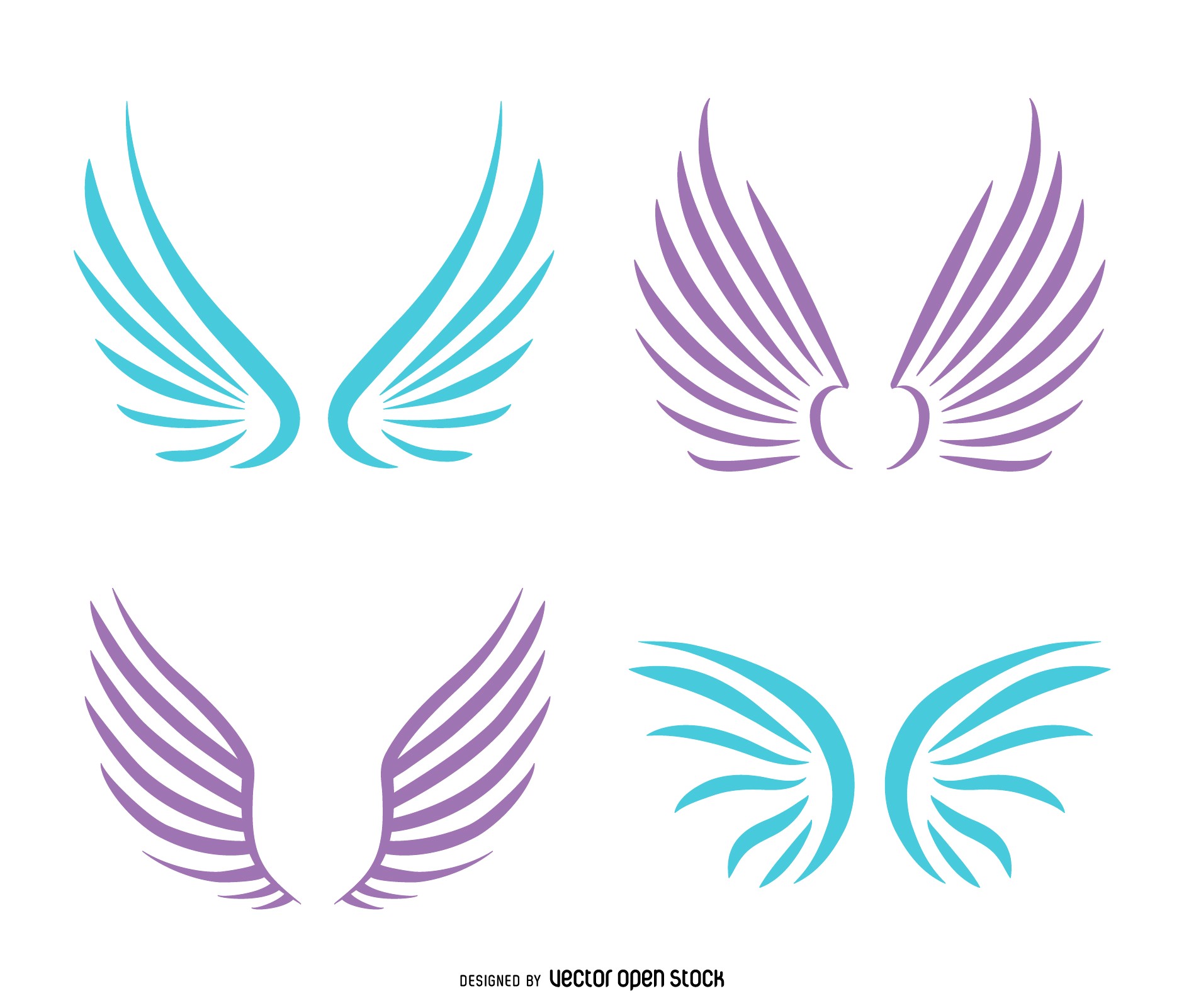 1881x1601 Angel Wings Vector