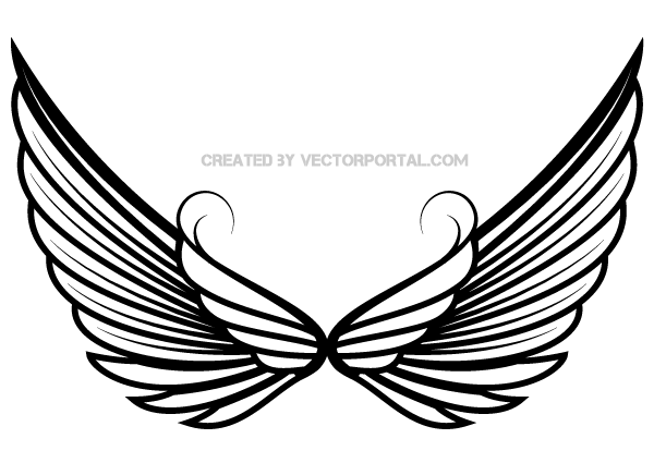 600x425 Angel Wings Free Angel Wing Clip Art Free Vector For Free Download