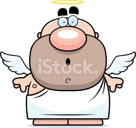 469x439 Surprised Cartoon Angel Stock Vector