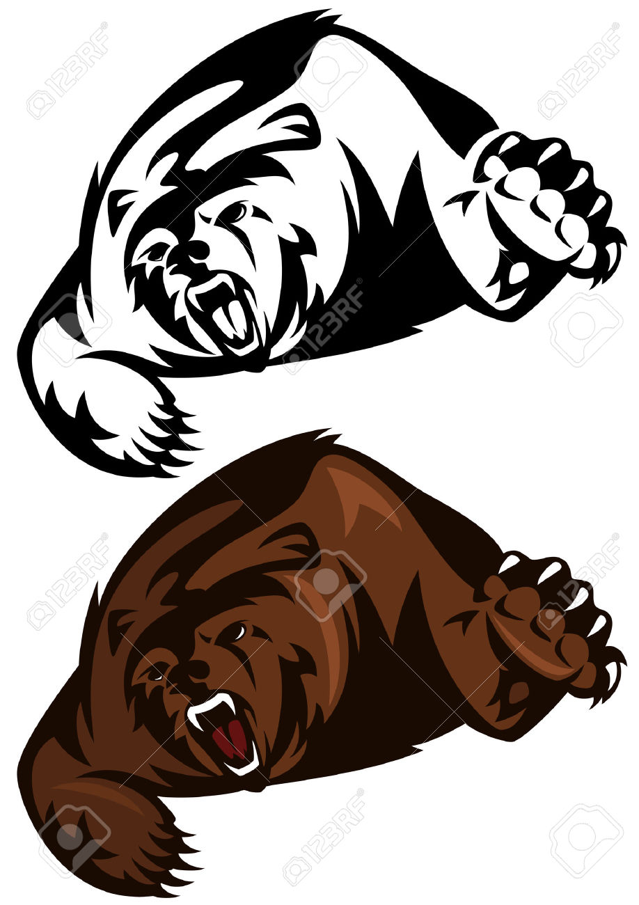918x1300 Beast Clipart Angry Bear