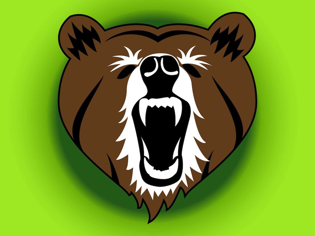 1024x768 Angry Bear Vector Art Amp Graphics