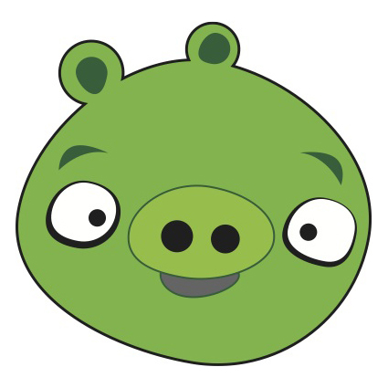425x425 Angry Birds Pig Vector Free Vector Download In .ai, .eps, .svg